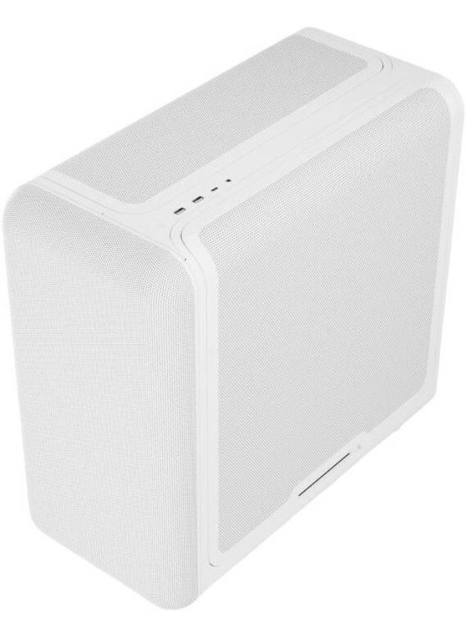 هايت علبة كمبيوتر X50 Air ATX متوسطة الحجم، ألواح شبكية كاملة عالية التدفق للهواء، تدعم حتى 10 مراوح 120 مم، تدعم مشعات تبريد 360 مم، مساحة كافية لبطاقة رسومات 430 مم، منافذ USB-C أمامية، لا تشمل المراوح، لون أبيض ثلجي | CS-HYTE-X50A-WW - Image 2